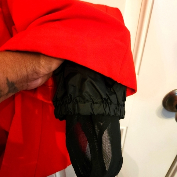 VINTAGE OBERMEYER RED SKI OVERALLS WOMENS SZ 12T - Picture 7 of 9